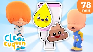 Potty Training Song and more nursery rhymes for Kids by Cleo and Cuquin [upl. by Chen146]