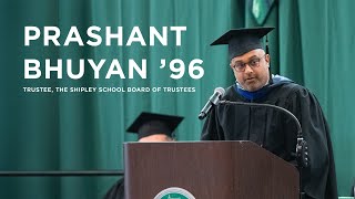 Leadership in the Digital Age Prashant Bhuyan 96 Addresses the Class of 2024  The Shipley School [upl. by Yraht]