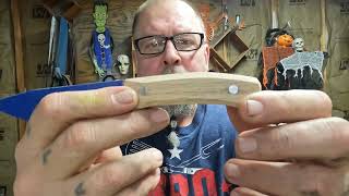 shaping the 5160 handle scales [upl. by Roosnam613]