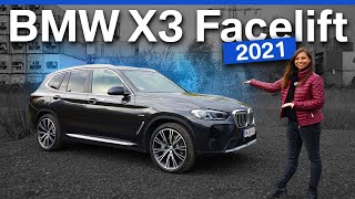 BMW X3 Facelift 2021 Review  Alle Merkmale des neuen X3 erklärt [upl. by Larianna53]