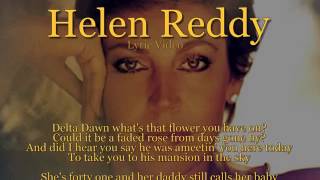 Helen Reddy  Delta Dawn Lyric Video HQ [upl. by Llerdnod]