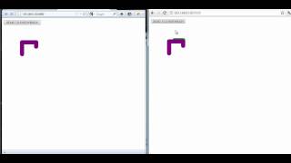 HTML5 Canvas and Websockets to draw using arrow keys [upl. by Anabal]