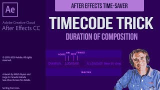 After Effects Timecode Trick Duration of Composition [upl. by Doowrehs]