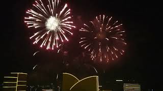 2024 New year Fireworks Display PowerPlant Mall Rockwell makati [upl. by Aronal]