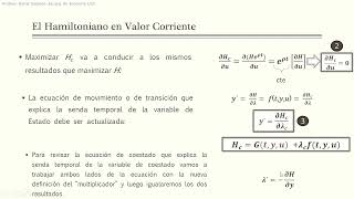 Hamiltoniano Corriente Explicado y Aplicado al Modelo de Ramsey [upl. by Neri]