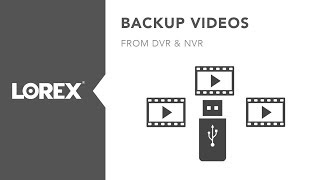 How to backup and export videos from DVRs and NVRs [upl. by Sacksen]