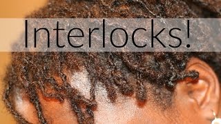 Start Locks with Interlocks  How to Part for an Even Pattern  Locked My Hair AGAIN [upl. by Yrad614]