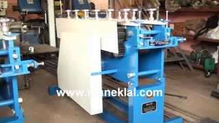 Manek  Rolling Shutter Strip Making Machine Model RSS60 with 6 pairs of Rolls [upl. by Natsyrt815]