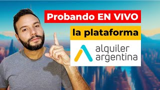 CÓMO FUNCIONA AlquilerArgentina PASO A PASO  Alternativa a ZONAPROP o MercadoLIbre para Vacaciones [upl. by Odlareg]