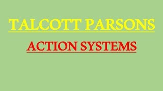 Sociology for UPSC  TALCOTT PARSONS Social System  Lecture 78 [upl. by Sternlight590]