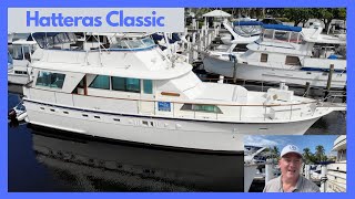 EP 30 Hatteras 53 Motor Yacht Tour 1977 [upl. by Ahter]