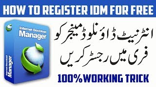 How To Register Internet Download Manager Free For Life Time UrduHindi by Programming World [upl. by Aivatahs]