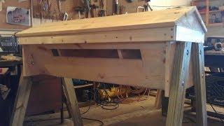 Bee Keeping How to Make a Top Bar Bee Hive [upl. by Amos]