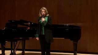 Renée Fleming Master Class February 13 2014 QampA with Renée Fleming [upl. by Nimsay319]