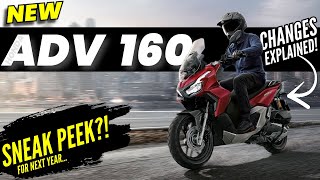 NEW Honda ADV 160 Released  2025 Sneak Peek [upl. by Landre]