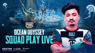 PUBG MOBILE Ocean Odyssey  Squad Play Live [upl. by Ogram]