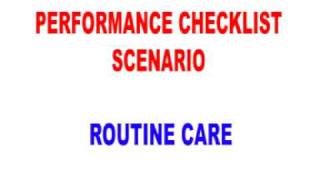 Basic neonatal resuscitation  performance checklist  routine care english [upl. by Philipines]