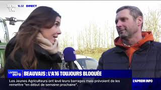 Dans lOise les agriculteurs veulent faire une tenaille autour de Paris [upl. by Laiceps979]