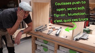 comment installer des coulisses freinées ou push to open [upl. by Gerardo]