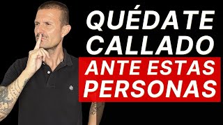 7 BENEFICIOS de MANTENER SILENCIO ante Provocaciones Conflictos o DESEQUILIBRIOS de OTRAS PERSONAS [upl. by Irtimid]