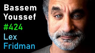 Bassem Youssef IsraelPalestine Gaza Hamas Middle East Satire amp Fame  Lex Fridman Podcast 424 [upl. by Endora]