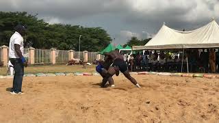 Kokuwa traditional wrestling 🤼‍♀️ games at D 21 national sports festival Nigeria Edo vs Kano state [upl. by Alexandros]