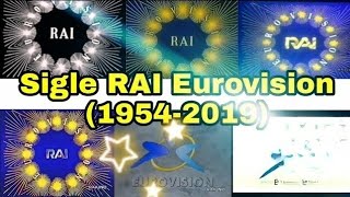 Sigle RAI Eurovision 19542019 [upl. by Ailefo]