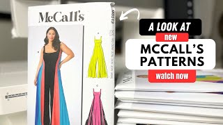 NEW SUMMER McCALLS PATTERN COLLECTION  sewing patterns  McCalls [upl. by Galer533]