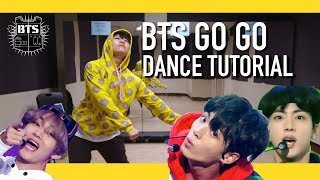 BTS 방탄소년단  Go Go 고민보다 Go Dance Tutorial  Full w Mirror Charissahoo [upl. by Einatirb]