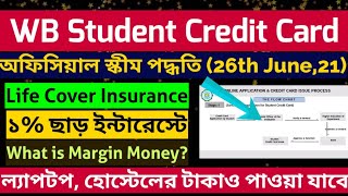 West Bengal Student Credit Card Official Scheme Interest how to apply online education loanwbscc [upl. by Inor]