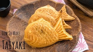 How to Make Taiyaki Recipe 鯛焼きの作り方（レシピ） [upl. by Tikna]