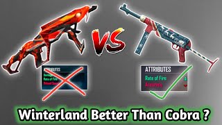 Cobra Predatory Evo MP40 Vs Winterland MP40  Best MP40 Skin in Free Fire [upl. by Cotterell]