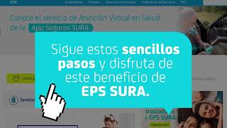 ¿Cómo ingresar a Servicios a un clic de EPS SURA [upl. by Nothsa]