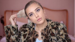 HOW I STYLE  EP 1  FAUX FUR COATS LOOKBOOK CHIT CHAT  Oliviagrace [upl. by Inahs201]