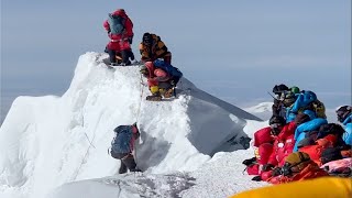 EVEREST 2024 Shocking Video After Summit Accident [upl. by Nyrat745]