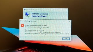 How to resolve CredSSP Encryption Error in Remote desktop [upl. by Lorant]