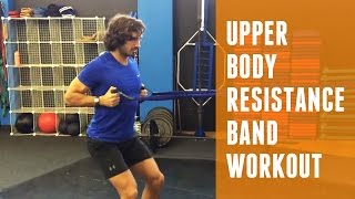 Upper Body Resistance Band Workout  The Body Coach [upl. by Gwyneth741]