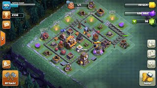 Epic Builder Hall 5 Base without Multi mortar [upl. by Bollinger536]