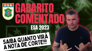 GABARITO COMENTADO  MATEMÁTICA  ESA 2023 [upl. by Noiz963]