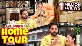 வீடு கட்ட சொன்னா Star Hotel கட்டி வெச்சியிருக்கீங்களே Sir 🔥 Alya Sanjeev Home Tour Part 1 [upl. by Meter]