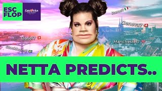 Netta Eurovision Host city predictions will always be wrong  ESC Flop 2025 [upl. by Hamlet177]