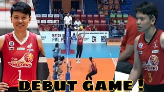 Kim Fajardo Debut Game Highlights as a PLDT Flying Hitter [upl. by Petty]