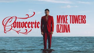 Myke Towers amp Ozuna  CONOCERTE Lyric Video [upl. by Teleya]