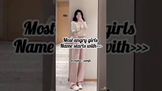 Most angry girls names starts withcreativeaakifaaesthetickorean [upl. by Keiko305]