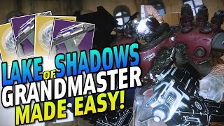 Lake of Shadows GRANDMASTER Nightfall MADE EASY Easy Ascendant Shards amp Adept God Rolls  Destiny 2 [upl. by Yllil752]