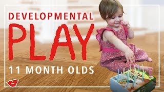 Developmental Play For 11MonthOlds  Kristen from Millennial Moms [upl. by Inej]