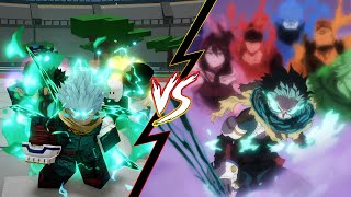 Every Heroes Battlegrounds Character vs Anime Comparison NEW MASTERY DEKU AWAKEN [upl. by Nwahsyar]