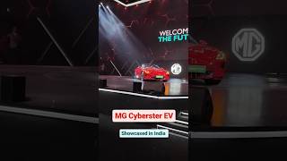 MG’s electric sportscar  the Cyberster EV ​⁠showcased in India autocarindia1 shorts [upl. by Eerihs]