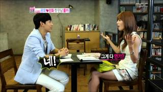 Sunhwa is happy to prank Kwanghee♥Sunhwa 광희한선화 We Got Married [upl. by Roderigo851]