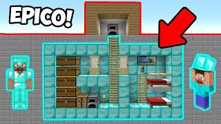 NOOB VS PRO HABITACIONES SECRETAS EN CASAS 😱 ESCONDITES SECRETOS 100 MINECRAFT 💎 [upl. by Gilliette268]